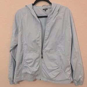 Blue Windbreaker Rain Jacket